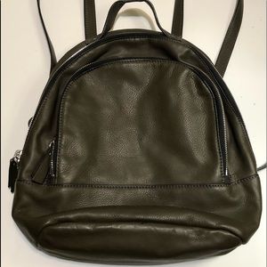Margot Backpack Green Leather